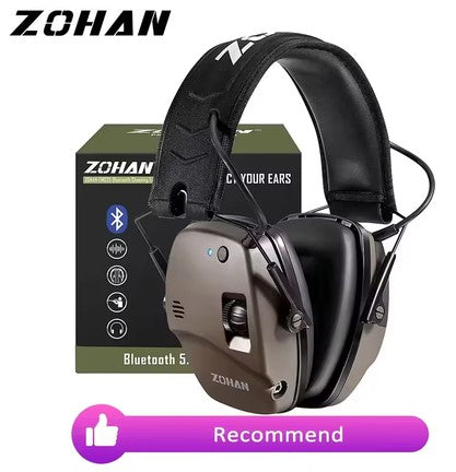 Zohan Bluetooth headphones with packaging on a white background