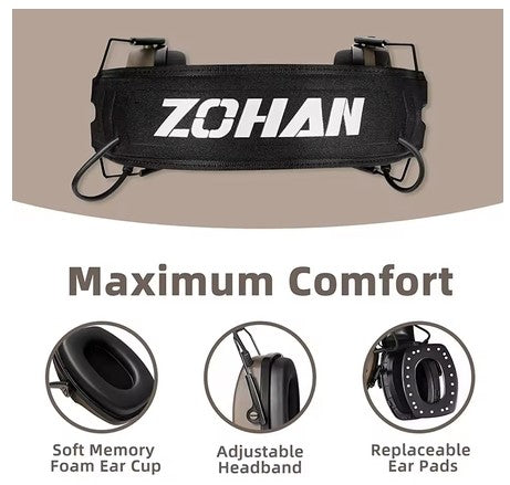 Zohan headband with features highlighted on a beige background